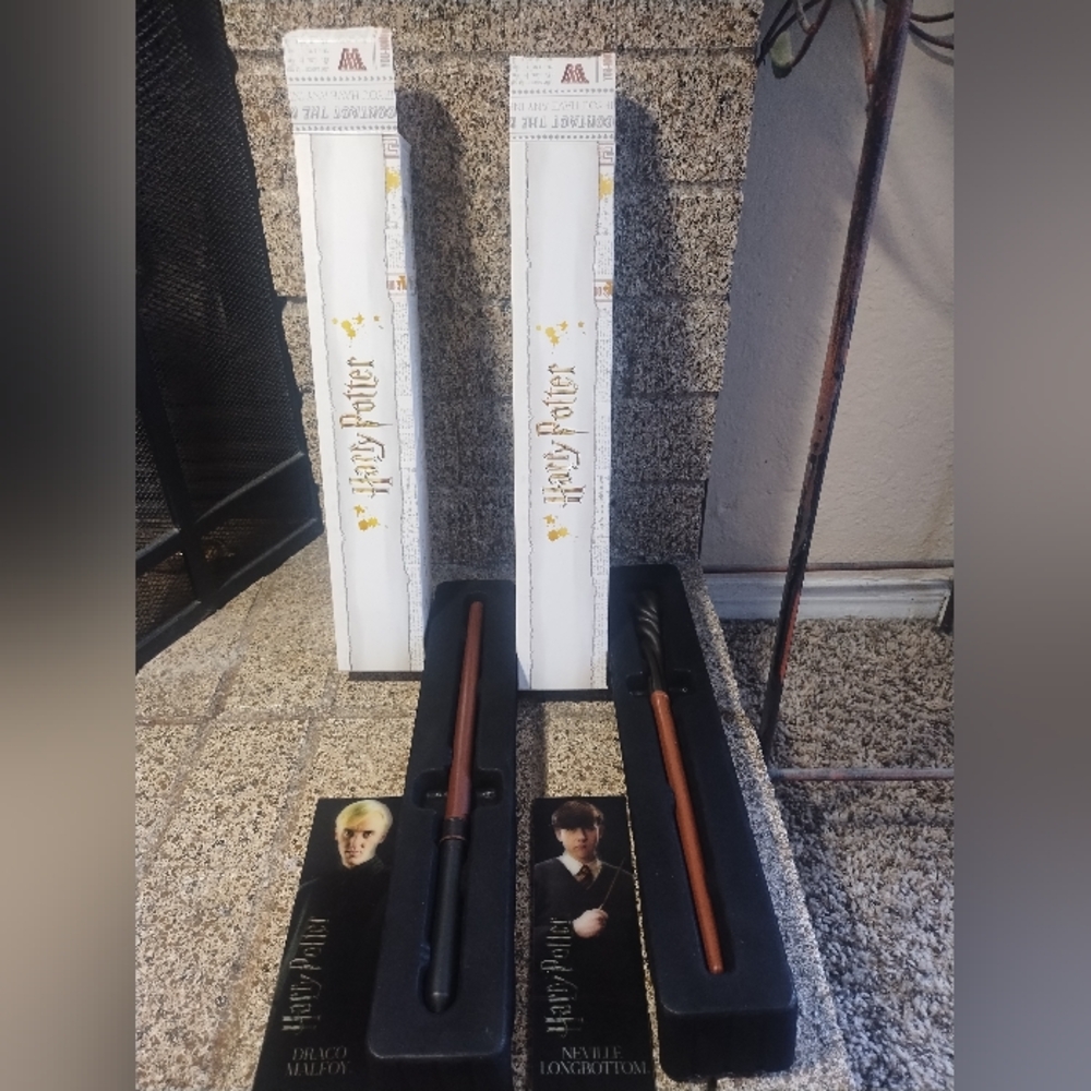 Harry Potter Wands Neville Longbottom & Draco Malfoy Play Wands